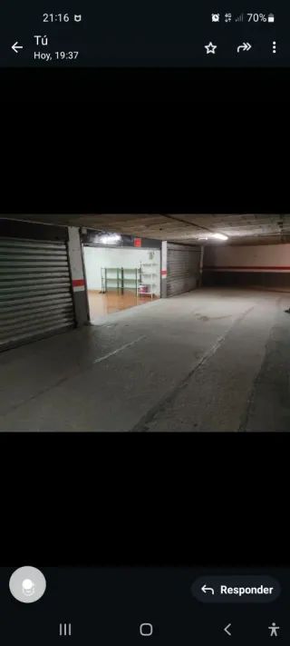 2 plazas garaje en cochera individual zona tejares