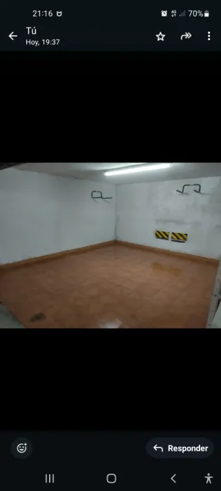 2 plazas garaje en cochera individual zona tejares