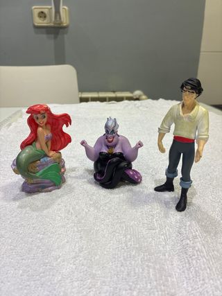 Figuras PVC Ariel, Ursula y Eric Disney