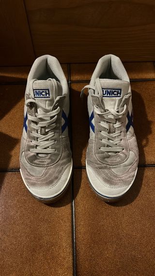 Scarpe Munich uomo grigie e blu