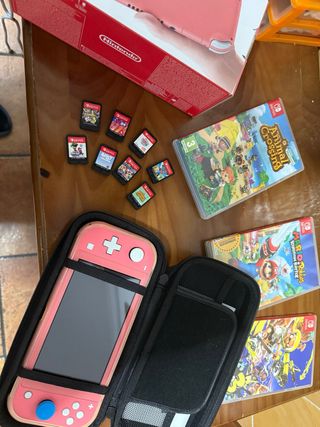 Nintendo Switch Lite Rosa + Juegos