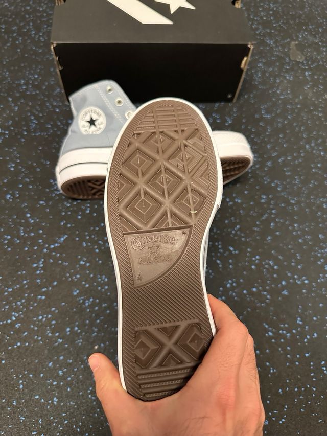 Tênis Converse All Star Plataforma Azul Tamanho 38