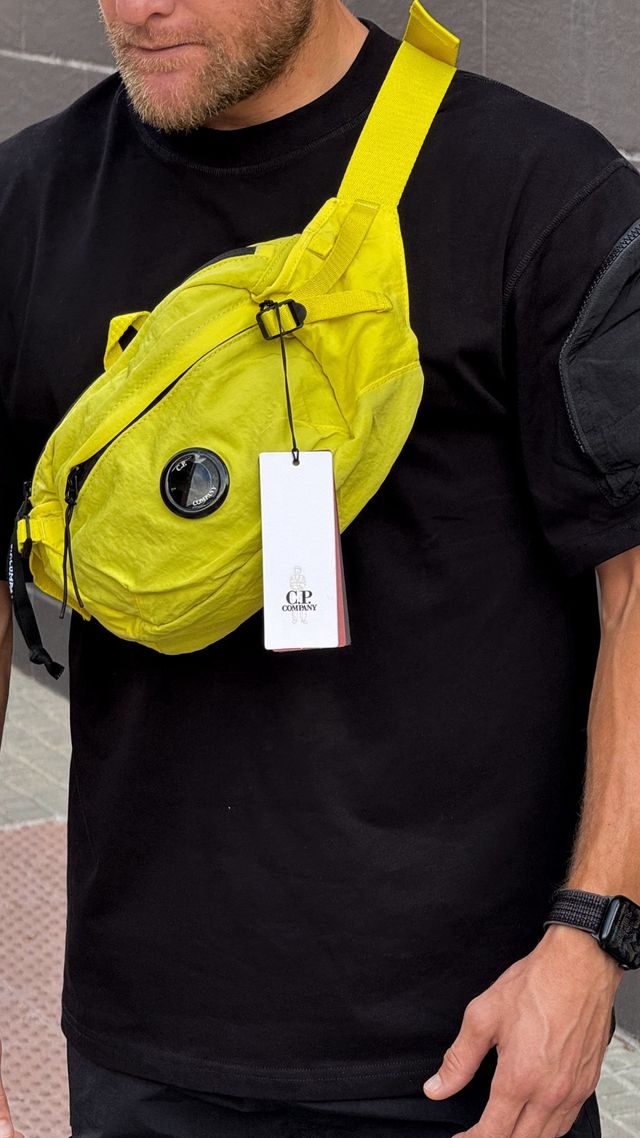 Riñonera de C.P. Company color Amarilla intenso