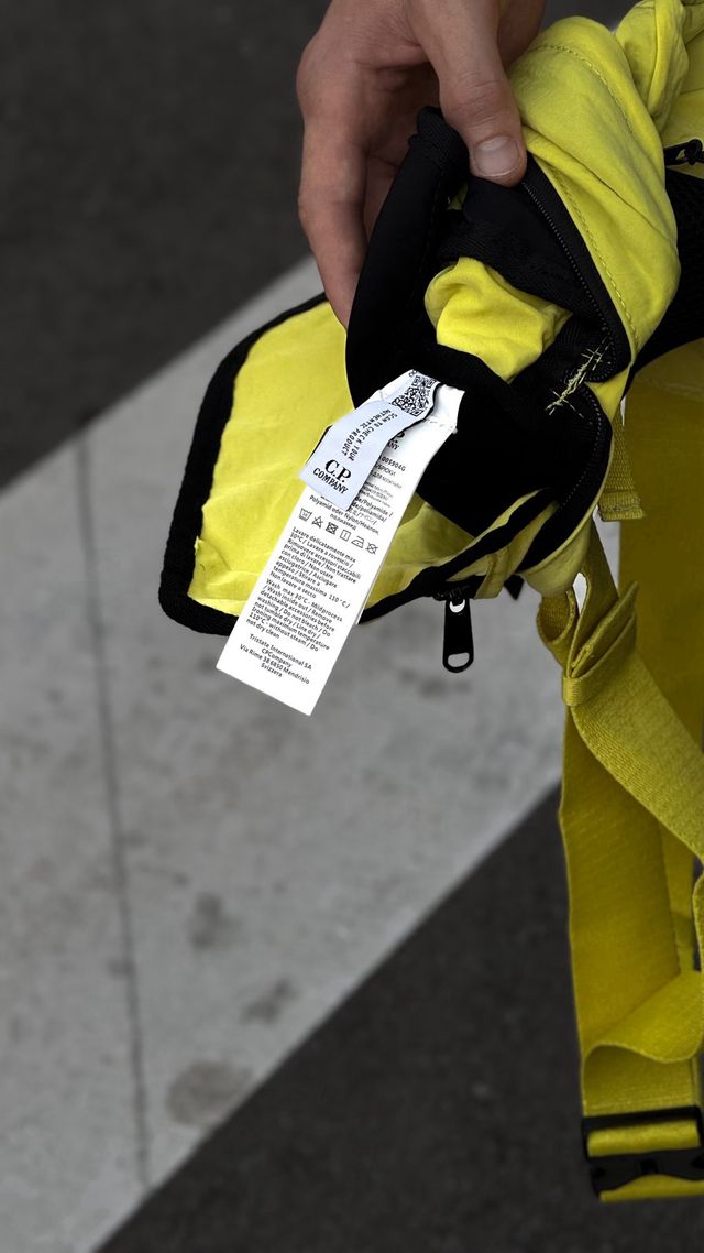 Riñonera de C.P. Company color Amarilla intenso