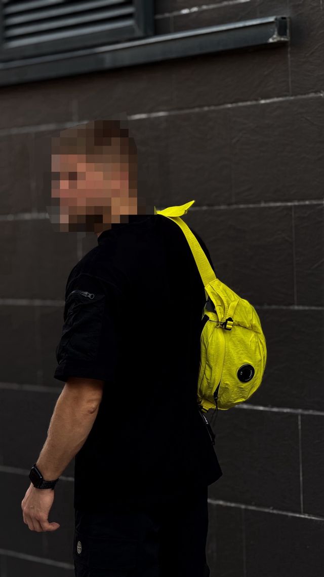 Riñonera de C.P. Company color Amarilla intenso