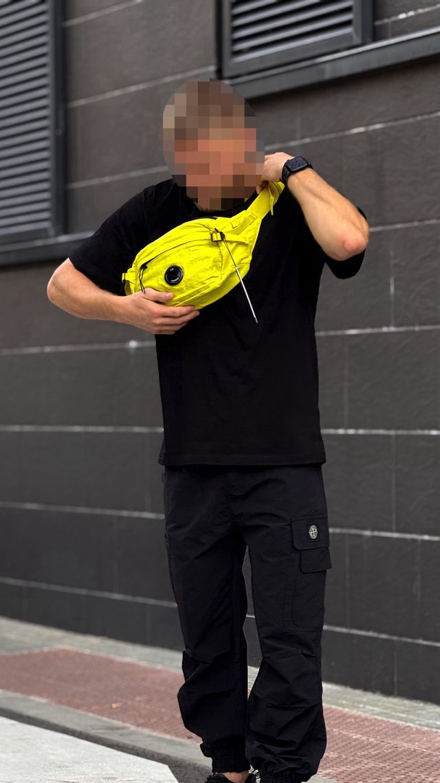 Riñonera de C.P. Company color Amarilla intenso