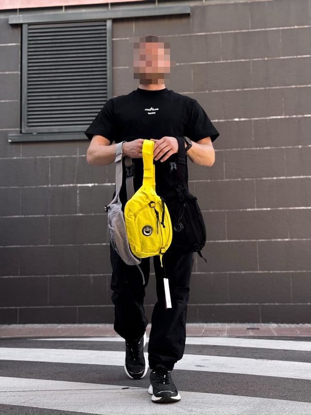 Riñonera de C.P. Company color Amarilla intenso