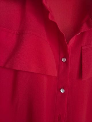 Blusa roja mujer talla 42