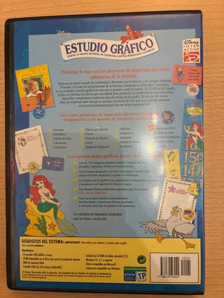 Juego PC Disney La Sirenita Estudio Gráfico