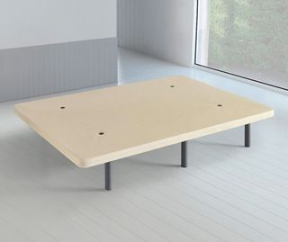 Canapé y Colchón Beige/Blanco