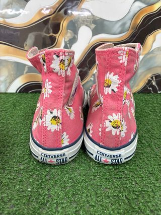 Converse All Star Fucsia con Margherite Tg 37