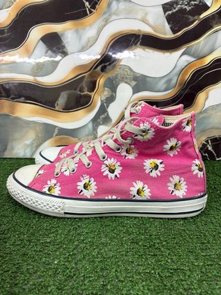 Converse All Star Fucsia con Margherite Tg 37