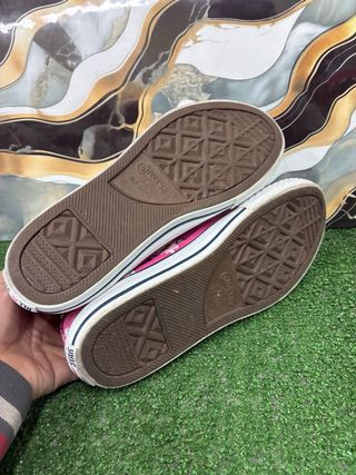 Converse All Star Fucsia con Margherite Tg 37