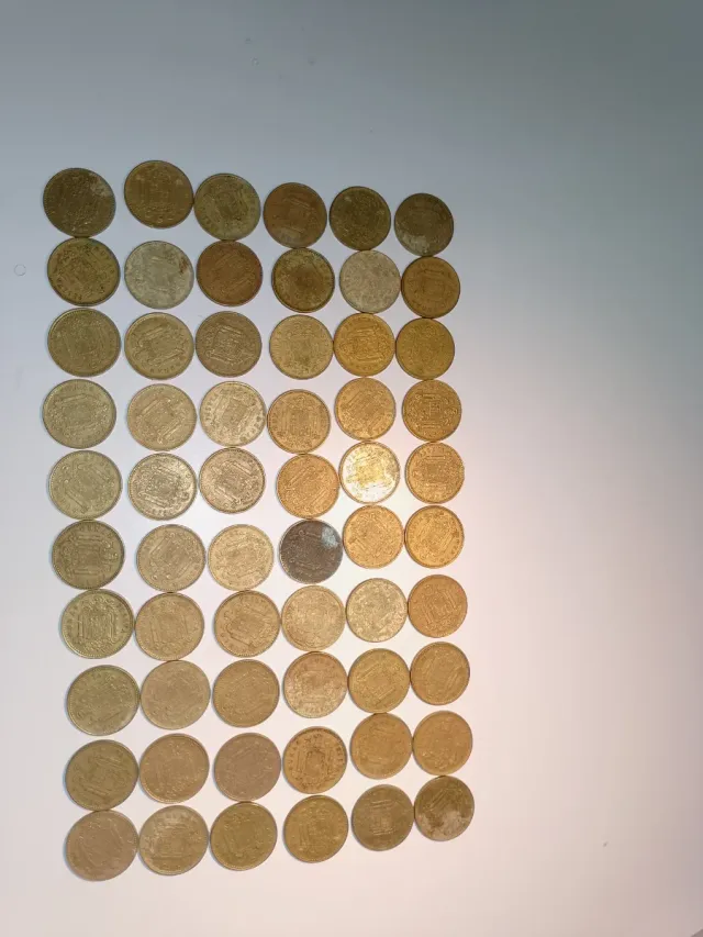 Moneda 1 Peseta Juan Carlos I 1975