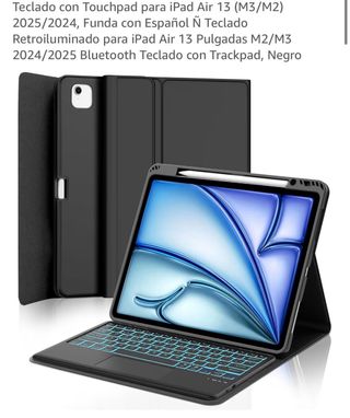 Funda iPad 13 con Teclado Retroiluminado