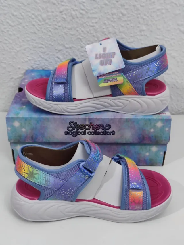 Skechers sandalias con luces niña