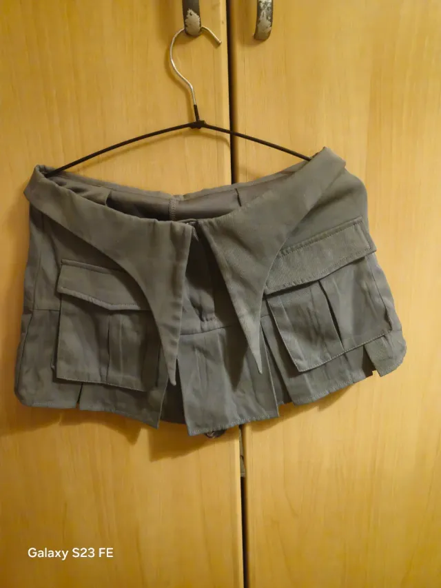 Falda pantalón gris