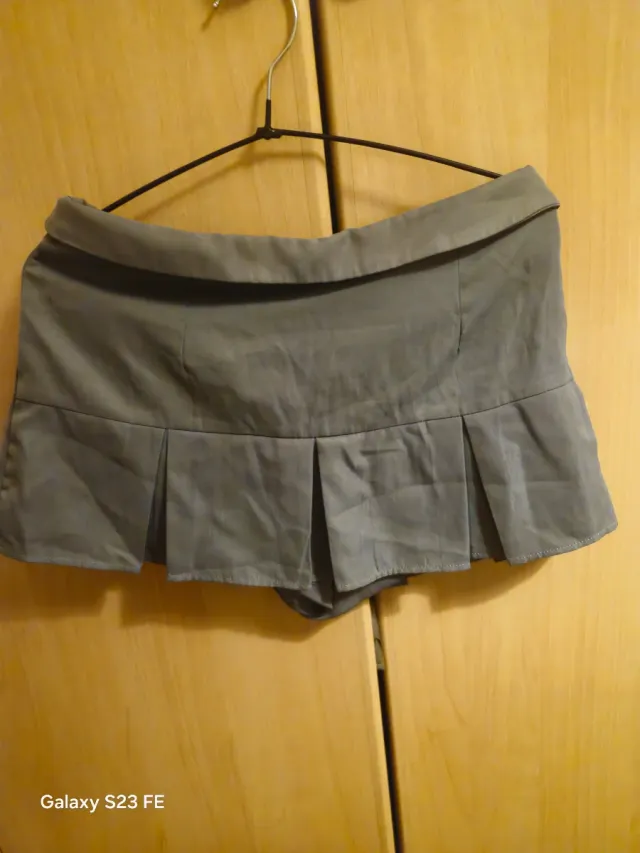 Falda pantalón gris