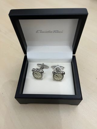 Gemelos Reloj color Plata