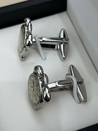 Gemelos Reloj color Plata