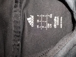 Felpa con cappuccio Adidas nera