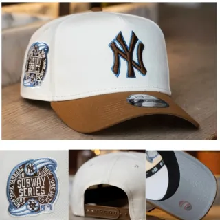 Gorra New Era Yankees Subway Series Marrón/Blanco