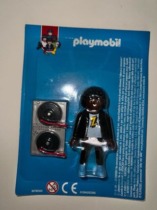 Playmobil DJ con tocadiscos