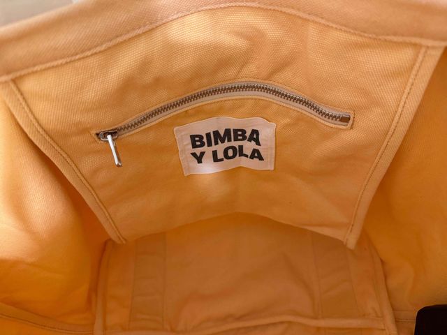 Bolsa de lona Bimba y Lola amarela