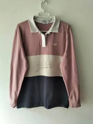 Camisa Polo Adidas Manga Larga