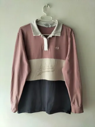 Camisa Polo Adidas Manga Larga