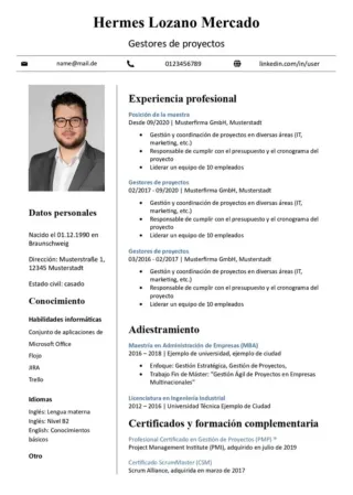 Preparació de currículum Vitae