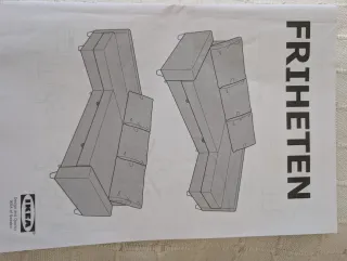 Sofá Cama Gris FRIHETEN Ikea