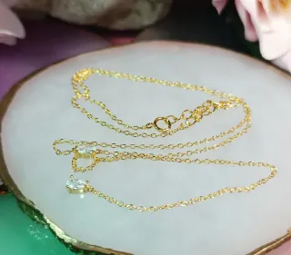 Collar Plata 924 con circonita lágrima