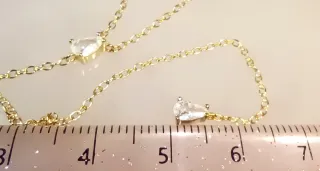 Collar Plata 924 con circonita lágrima