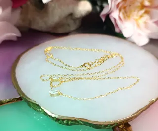 Collar Plata 924 con circonita lágrima