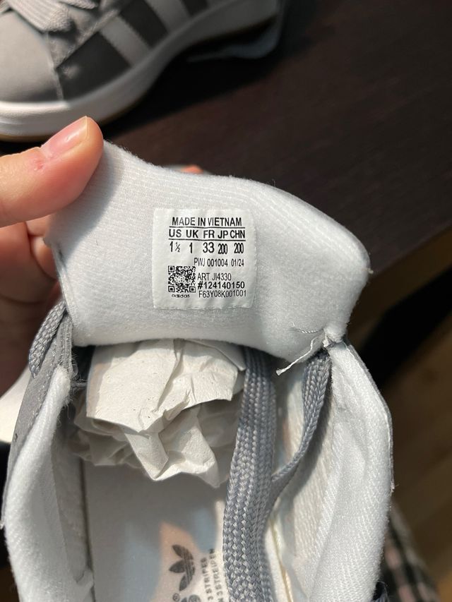Adidas Campus 00s grises Talla 33