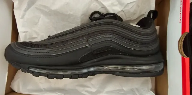 Scarpe Nike Air Max 97 Triple Black 44.5