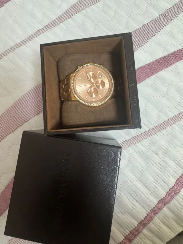 Reloj Michael Kors Dorado y Rosa