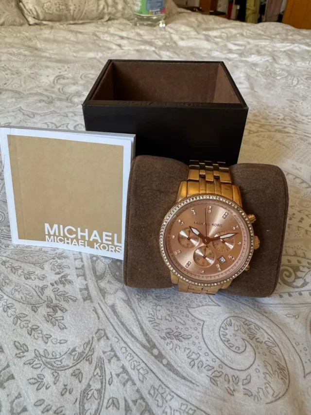 Reloj Michael Kors Dorado y Rosa