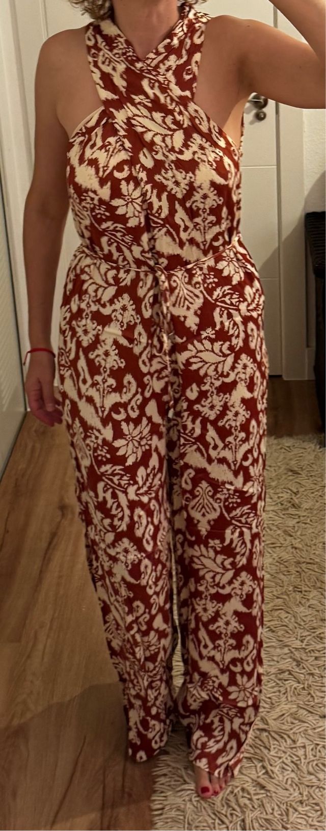 Mono cruzado estampado marca Mango