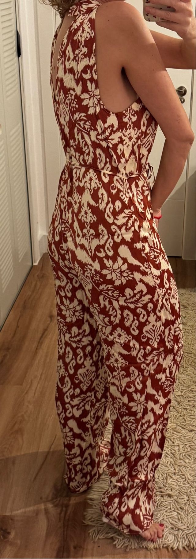 Mono cruzado estampado marca Mango