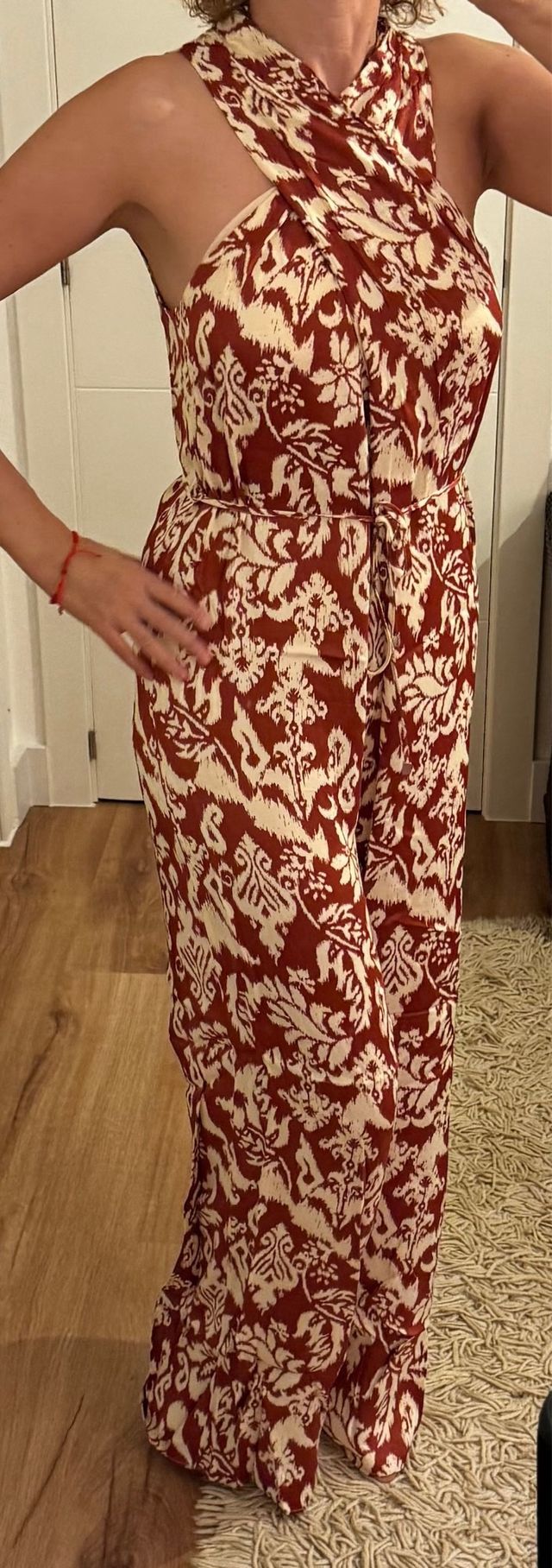 Mono cruzado estampado marca Mango