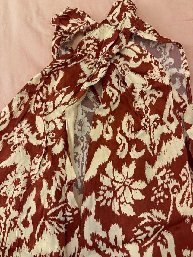 Mono cruzado estampado marca Mango