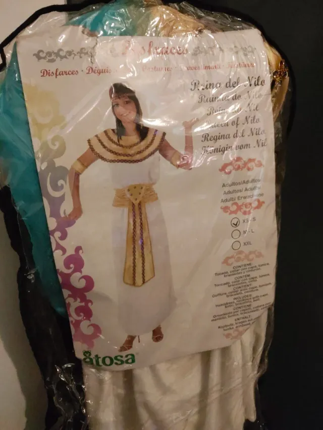 Disfraz Reina del Nilo Egipcia Talla XS-S