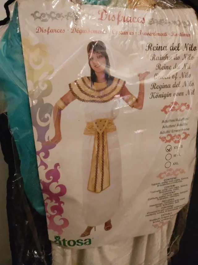 Disfraz Reina del Nilo Egipcia Talla XS-S
