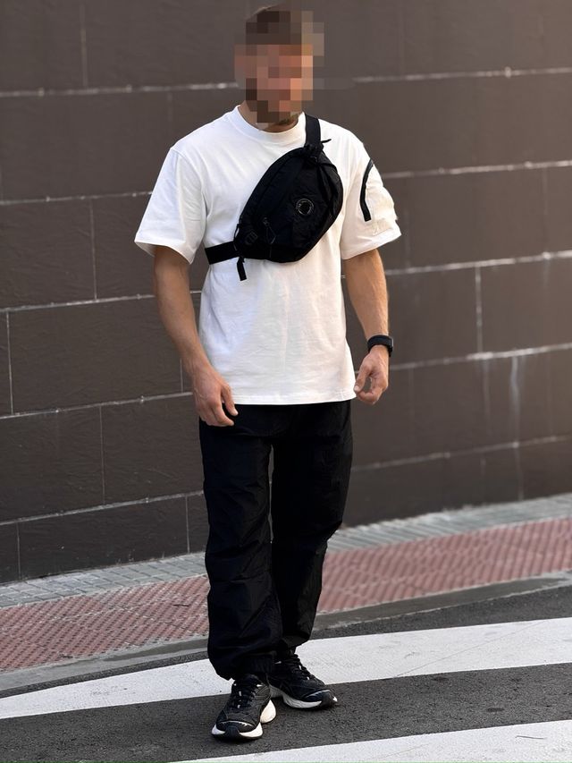 Riñonera de C.P. Company color Negro