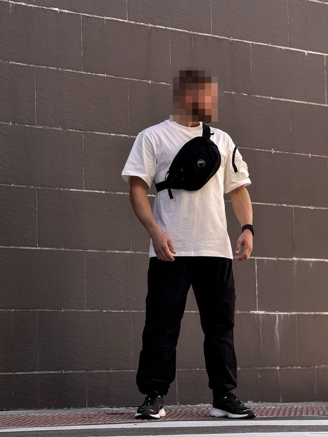 Riñonera de C.P. Company color Negro