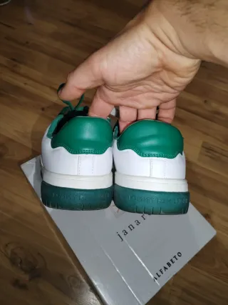 Scarpe Tommy Hilfiger bianche e verdi taglia 40