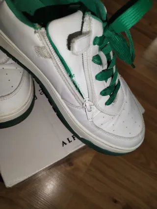 Scarpe Tommy Hilfiger bianche e verdi taglia 40