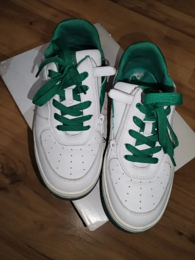 Scarpe Tommy Hilfiger bianche e verdi taglia 40